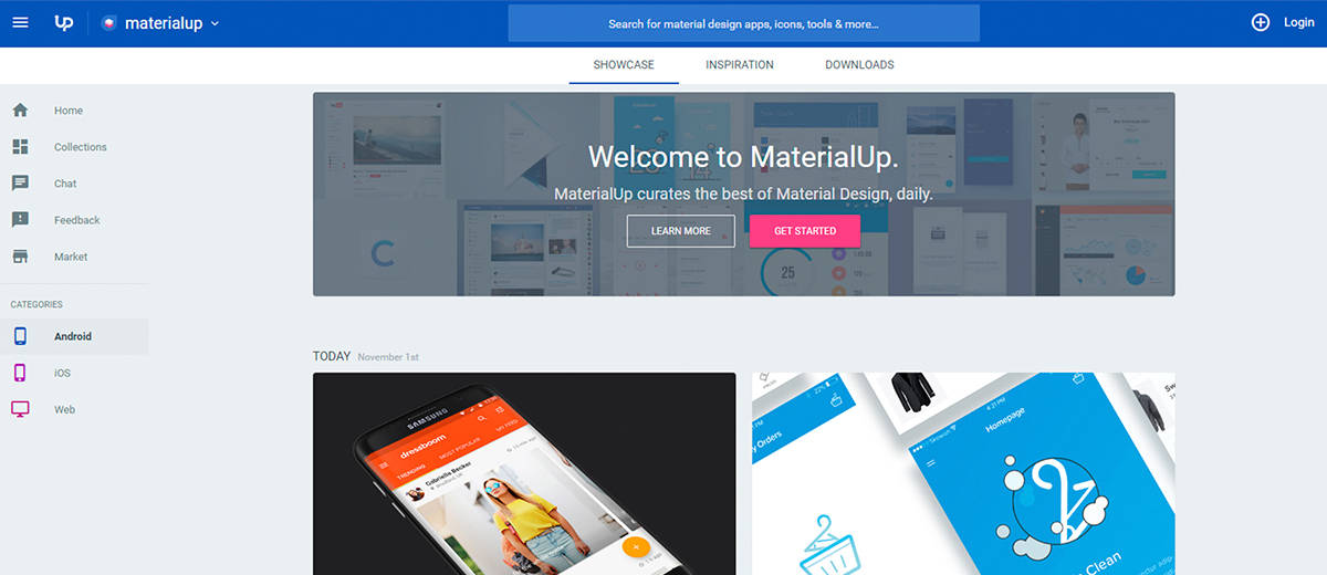 material design 5 websites for inspiration 61b087b891bce