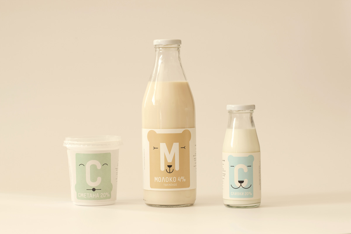 дизайн упаковки молочных продуктов